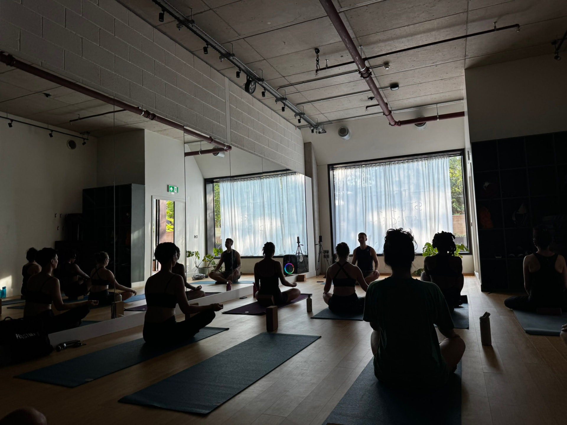 A Yoga with Danny class in London — postures, breathing and meditation